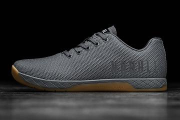 Men's Nobull Gum Trainers Dark / Grey | SG R2485V